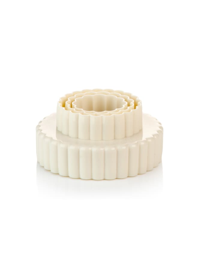 تسكوما قوالب تقطيع بسكويت مزدوجه علي شكل ورده    6 احجام  "DELICIA" - Image 1